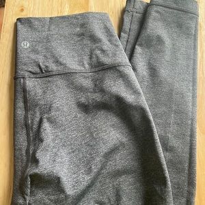 Euc Lululemon Grey Leggings